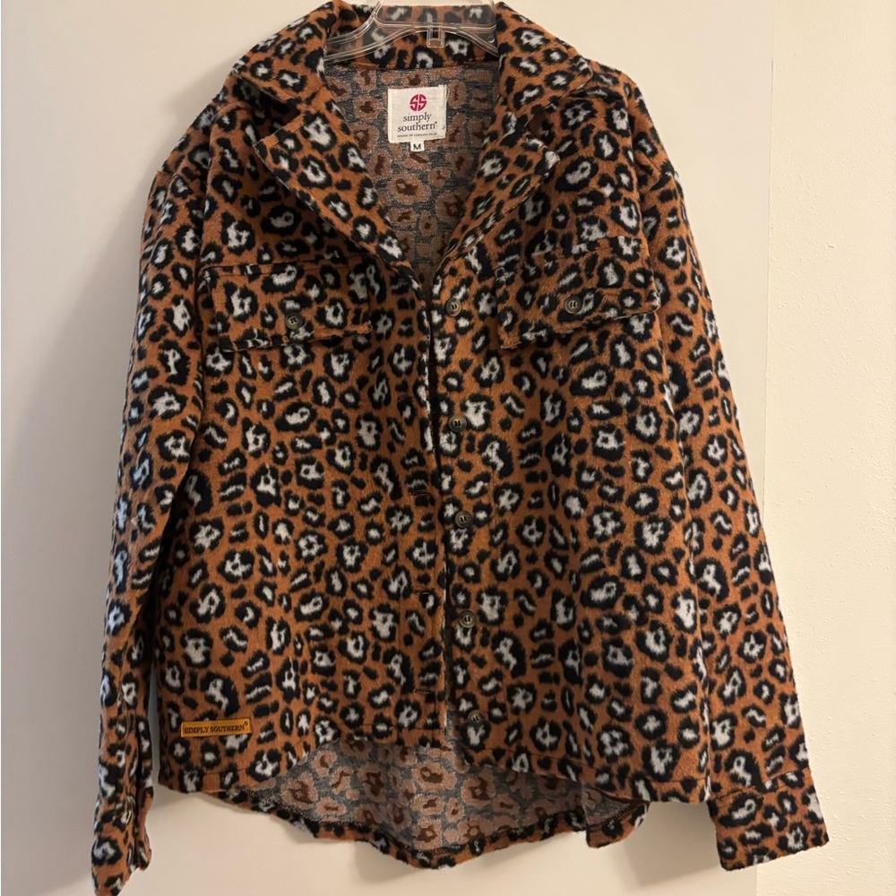 Simply Southern Leopard Print Jacket